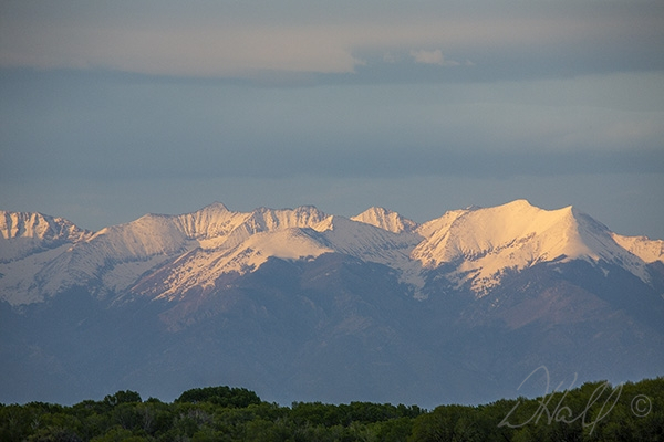 Snow Covered, W of Alamosa W